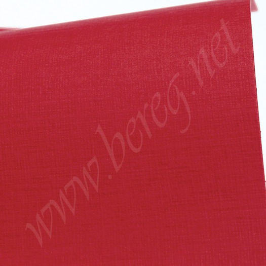 Дизайнерская бумага Sirio Color E с фактурой Лён, формат 21*30 см, плотность 120 г/м2, цвет Красный