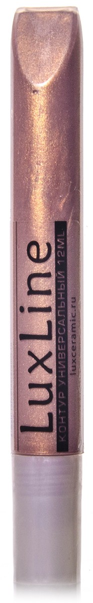 Контур LuxLine, цвет Золото красное, 12 мл (ЛюксКерамик)