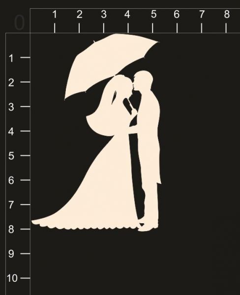 Фигурка из чипборда "Молодожены-2" (byMamaYaga)  