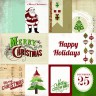 Бумага из коллекции So This is Christmas "Christmas Journaling Cards"(Carta Bella)