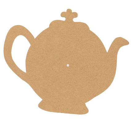 Заготовка для декорирования, Часы-чайник, МДФ (Stamperia)