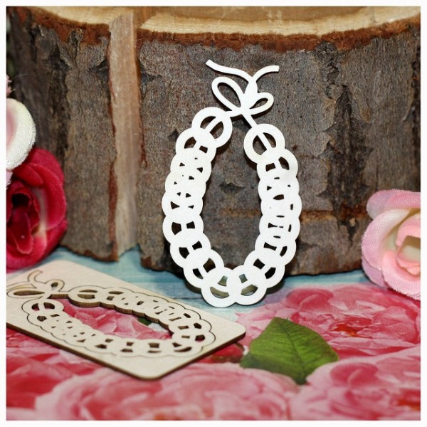 Фигурка из чипборда из коллекции "С любовью из России" Баранки (большая связка)  (Россия)