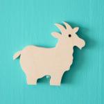 Деревянная заготовка "Козлик", фанера 