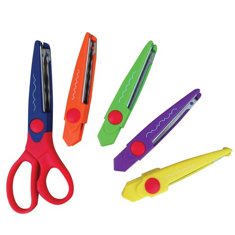 Ножницы со сменными лезвиями 5 в 1 (Остров сокровищ)