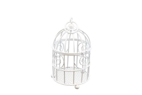 Металлическая клетка с колечком, цвет Белый (Scrapberry's)    