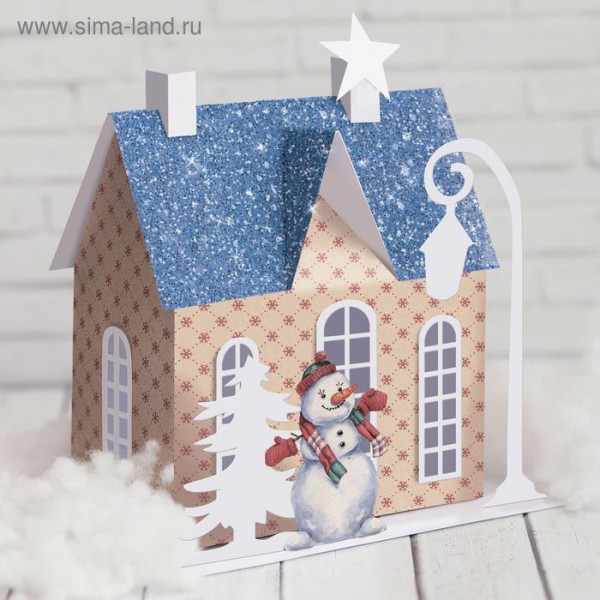 Набор для создания домика "Рождественская сказка" из коллекции Лично в руки (Артузор, Россия)  