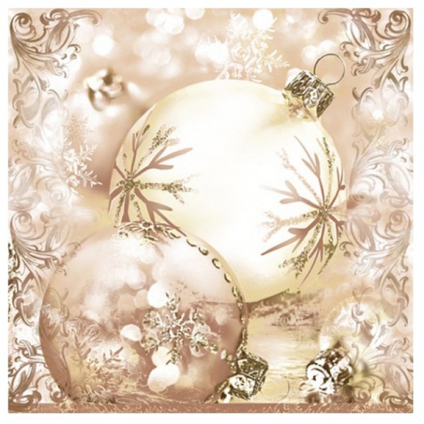 Салфетка 33*33 см из коллекции "Рождественский обед" Искры, 1 штука (Maki)