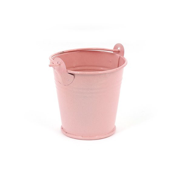 Миниатюрное ведерко цинковое D=5,3 см, цвет Розовый