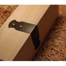 Уголки декоративные для шкатулки, цвет бронза, 4 шт. (Россия) 