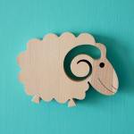 Деревянная заготовка "Барашек", фанера 