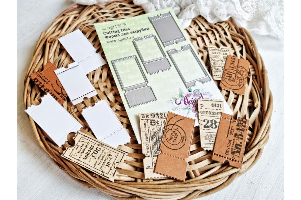 Ножи для вырубки "Счастливый билет" (Agiart, Россия)