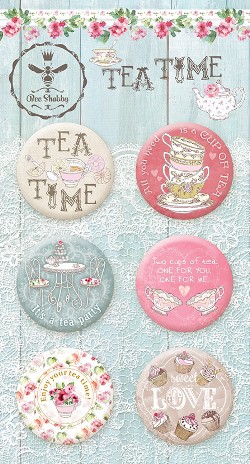 Набор фишек из коллекции "Tea time" (BeeShabby)  