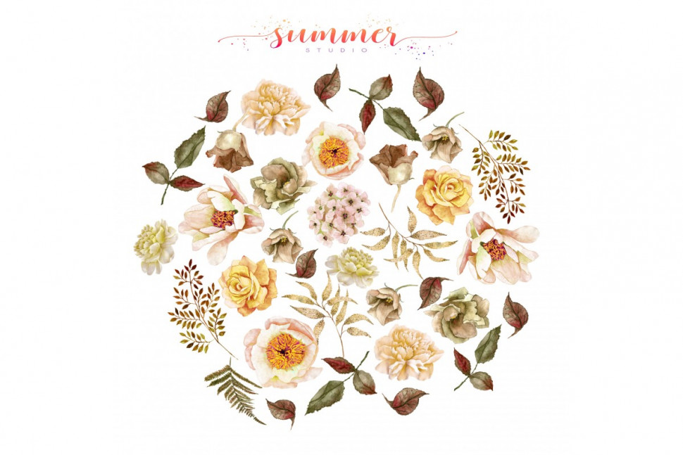 Набор высечек из коллекции "Dreamer", 34 шт. (Summer Studio, Россия)