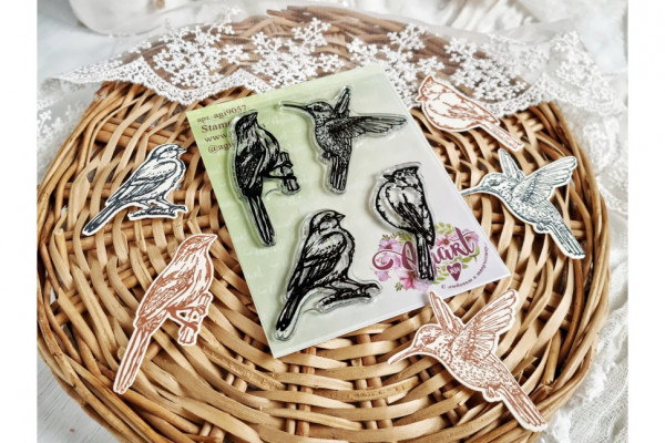 Набор штампов "Птицы" (AgiArt) 
