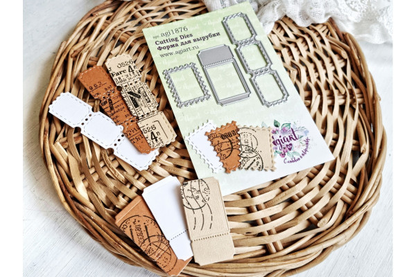 Ножи для вырубки "Счастливый билет" №2 (Agiart, Россия)