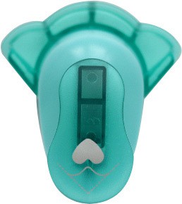 Дырокол угла Фигурный #15 (Сердце),  2,5 см (HB) 