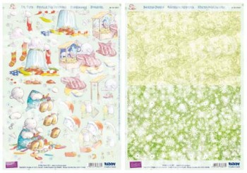 Вырубная аппликация "Рождество-7" из коллекции Слоники (Reddy)