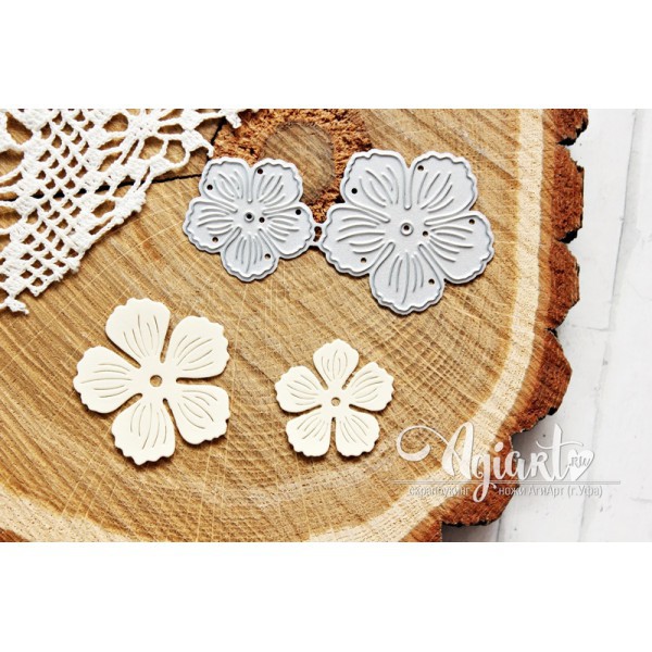 Нож для вырубки "Гибискусы" (Agiart, Россия) 