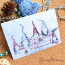 Набор карточек для творчества из коллекции "Новогодние гномы", 16 шт. (ScrapMania)