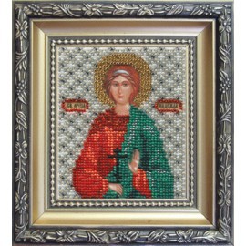 Набор для вышивки бисером Чаривна мить "Именная икона Надежда" 9х11 см