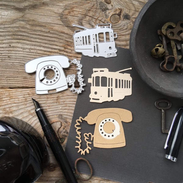 Набор ножей для вырубки "Поездка в прошлое" (MiMiCut, Россия) 