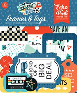 Набор рамочек и тэгов из коллекции "Teen Spirit" (Echo Park)  