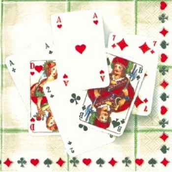 Салфетка 33*33 см "Время для игры", Кремовый, 1 штука (IHR)    
