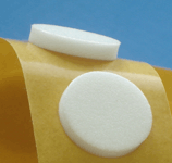 Самоклеящийся держатель компакт-диска (спайдер), цвет Белый, 4 шт. на ленте 