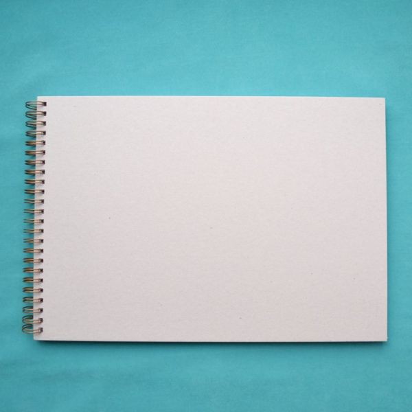 Заготовка для блокнота А4 (гориз.)  на пружине бронзовой (Лоза)  