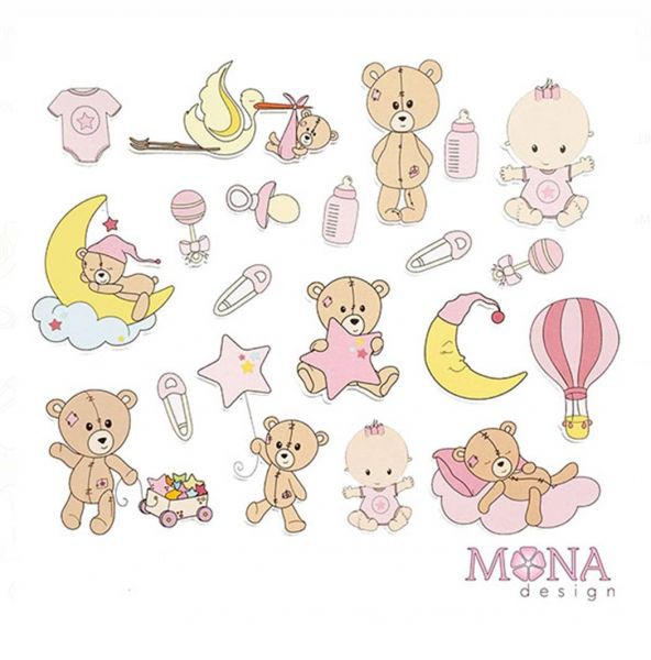 Набор высечек "Моя малышка" (Mona design) 