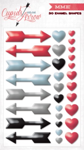 Набор эмалевых фигурок Enamel Shapes из коллекции Cupid's Arrow (MME)