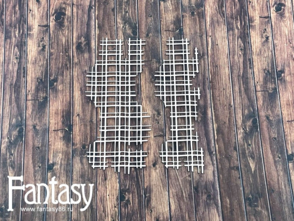 Чипборд "Фоновые решетки" №2544, набор из 2 шт. (Fantasy, Россия) 