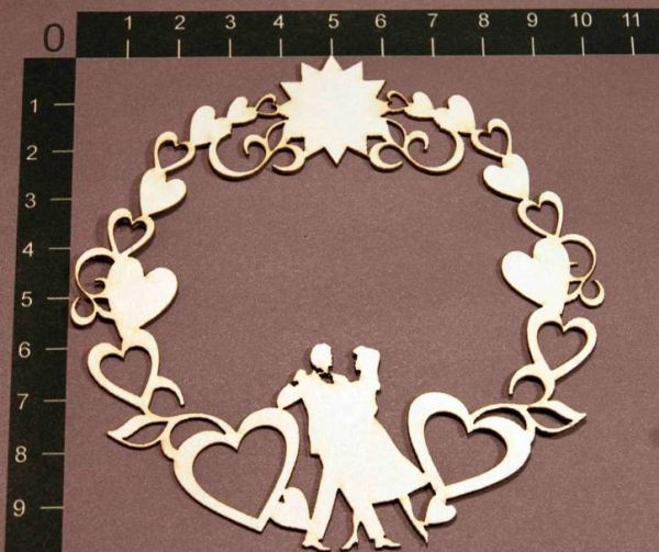 Фигурка из чипборда "О любви", 1 штука, (By Mama Yaga, Россия)