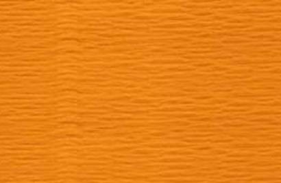 Креп-бумага, цвет Неоновый Оранжевый, 50 см х 1,25 м  (1/2 рулона) (Италия) 