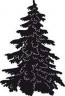 Нож для вырубки и эмбоссирования "Christmas tree" от Marianne Design