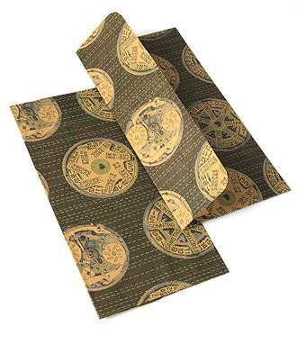 Конверт из крафт-бумаги с принтом "Бег времени", 1 шт.