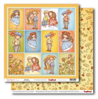 Бумага из коллекции "Мальчик и девочка" Мальчик и девочка (Scrapberry's)