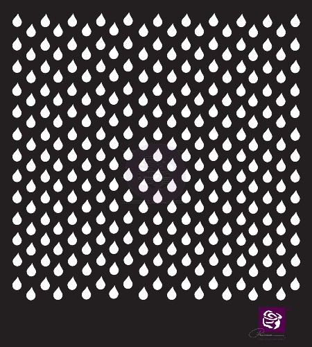 Трафарет 16*16 см "Дождевые капли" (Prima Marketing) 