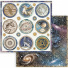 Набор бумаги из коллекции "Cosmos Infinity", 10 листов (Stamperia) 