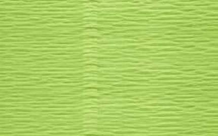 Креп-бумага, цвет Салатовый, 50 см х 1,25 м  (1/2 рулона) (Италия) 