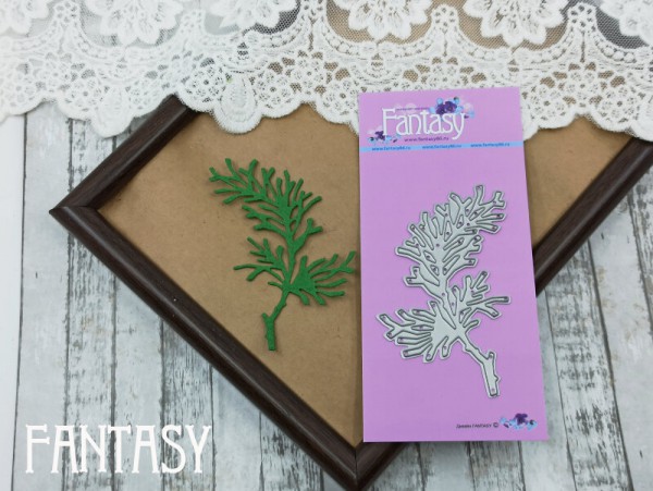 Нож для вырубки "Веточка сосновая квадратные иголки" (Fantasy, Россия) 