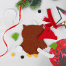 Набор для творчества "Создай елочное украшение из фетра: Сова в новогодней шапочке"