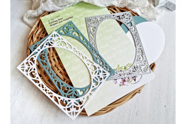 Нож для вырубки "Накладка на рамку 9*13 см "Верона" (Agiart, Россия) 