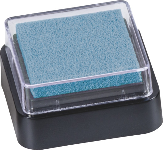 Штемпельная подушечка на масляной основе Inc Pads mini, цвет Голубой (Heyda, Германия)