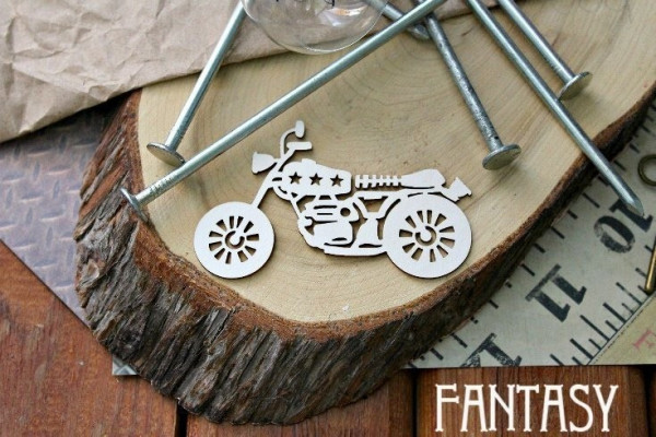 Чипборд из коллекции "Стимпанк" Мотоцикл №430 (Fantasy, Россия) 