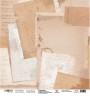 Набор бумаги из коллекции "Учат в школе", 12 листов (Mona design)