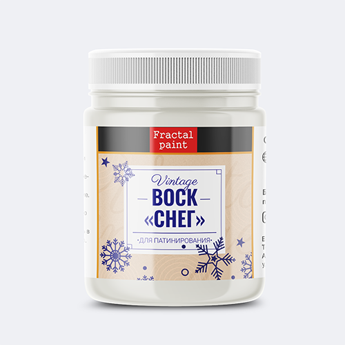 Воск для патинирования, цвет Снег, 20 мл (Fractal Paint)