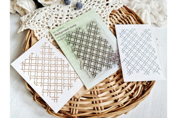 Штамп фоновый "Восточный мотив" 97*67 мм (AgiArt)