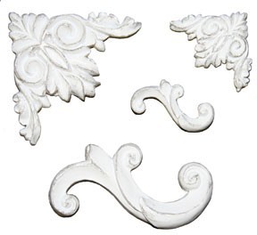 Украшение из гипса "Лепнина" (Melissa Frances)
