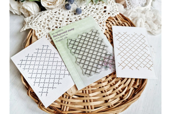 Штамп фоновый "Марокканский узор" 88*67 мм (AgiArt) 